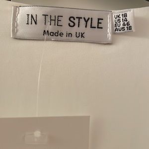 In The Style | Tops | New Curve Carys Whittaker White Double Layer
